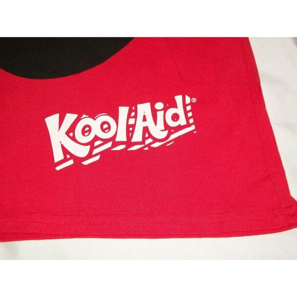 Santa Kool Aid Red Christmas Glitter Tshirt KoolAid Junior 15 17 Size XL - Picture 8 of 12